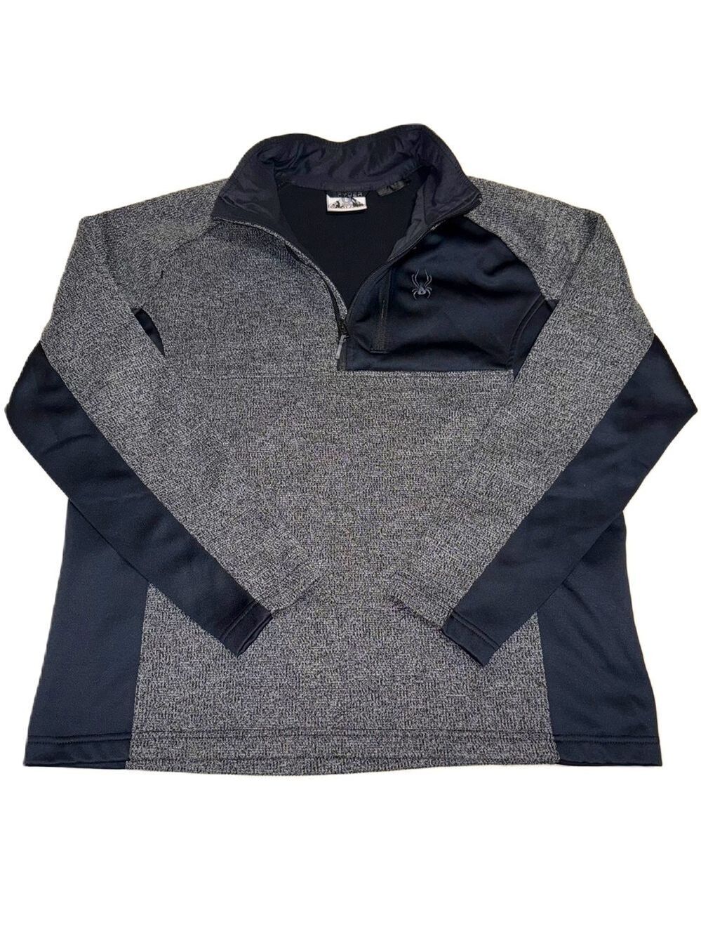 Spyder 2XL Gray 1/4 Zip Sweater Jacket XXL